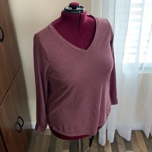 Torrid Classic Fit V-Neck Long Sleeve Shirt